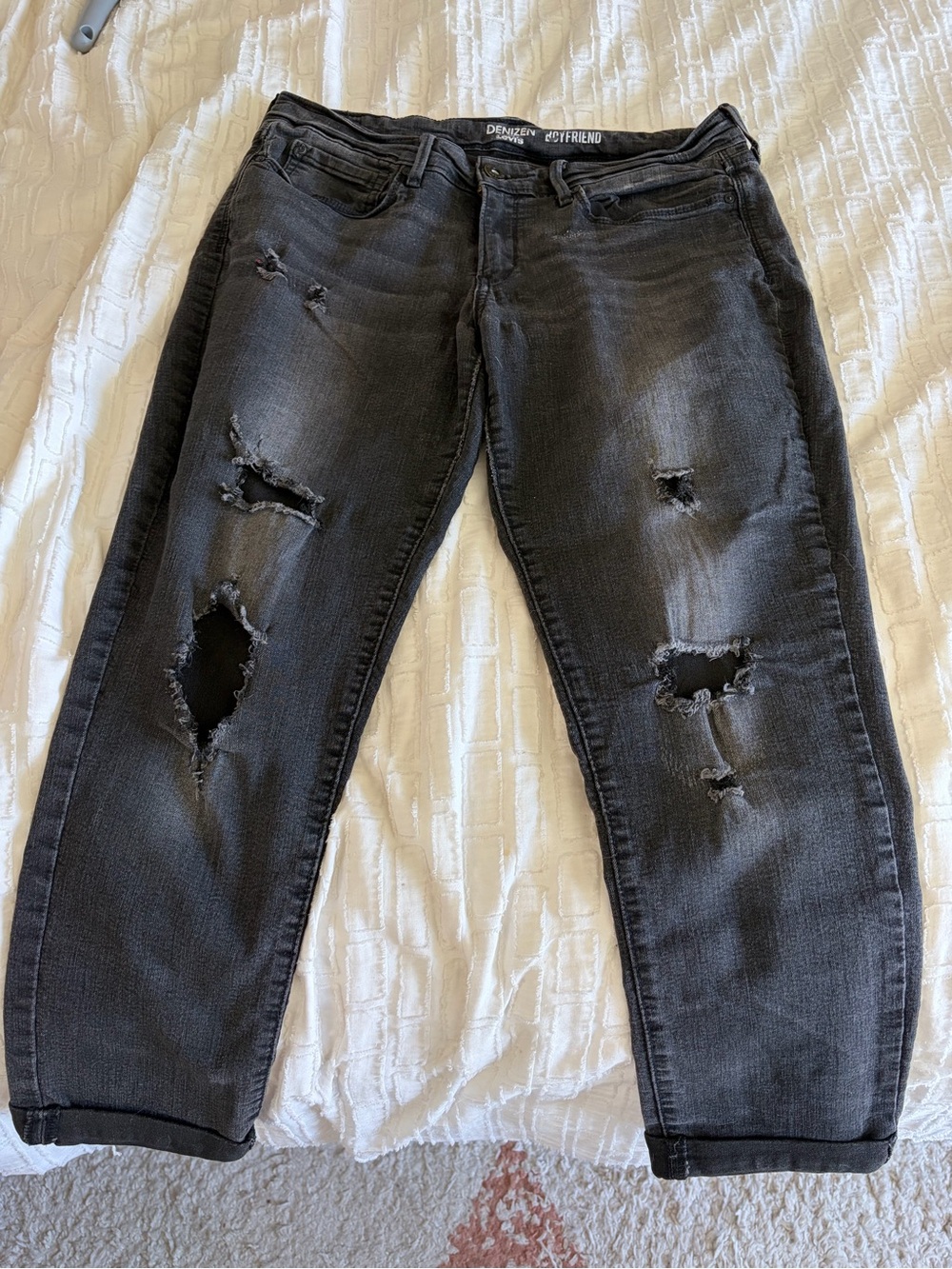 Levi's Denizen Boyfriend Jeans in Black